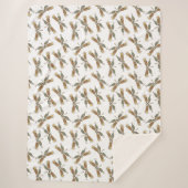 Dragonfly Gift Sherpa Throw Blanket (Voorkant)