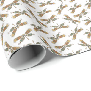 Dragonfly Gift Wrapping Paper Cadeaupapier