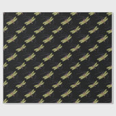 Dragonfly Gift Wrapping Paper Roll black Cadeaupapier (Vlak)