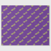 Dragonfly Gift Wrapping Paper Roll paars Cadeaupapier (Vlak)