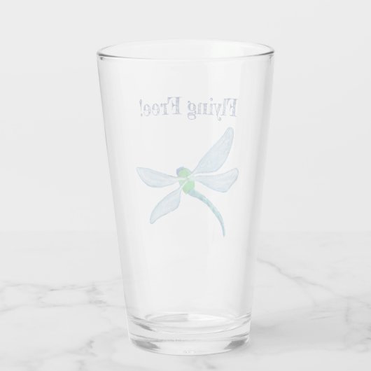 Dragonfly Glas (Achterkant)