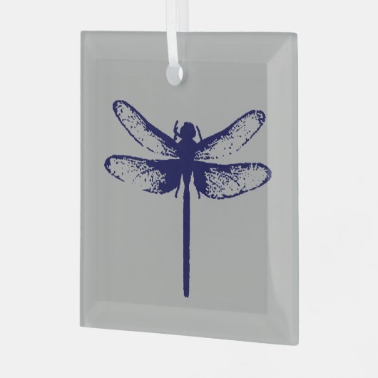 Dragonfly Glas Ornament (Voorkant links)