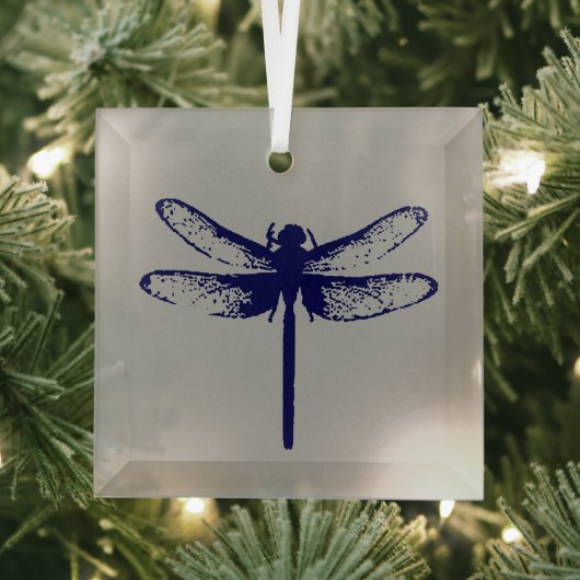 Dragonfly Glas Ornament (Insitu)