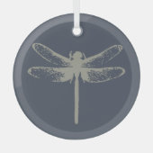 Dragonfly Glas Ornament (Voorkant)