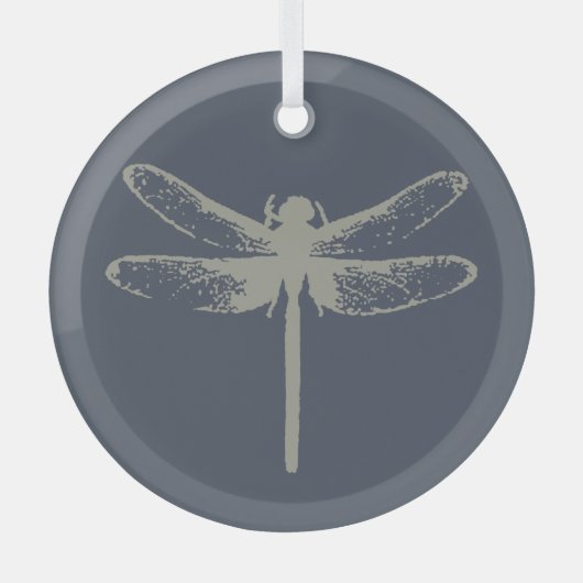 Dragonfly Glas Ornament (Voorkant)