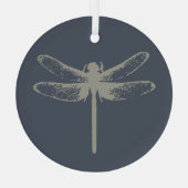 Dragonfly Glas Ornament (Achterkant)