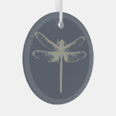 Dragonfly Glas Ornament (Voorkant Rechts)