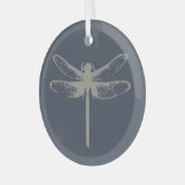 Dragonfly Glas Ornament (Voorkant links)