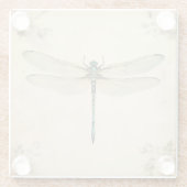 Dragonfly Glass Onderzetter, Dragonfly Glazen Onderzetter (Achterkant)