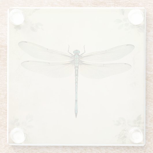 Dragonfly Glass Onderzetter, Dragonfly Glazen Onderzetter (Achterkant)