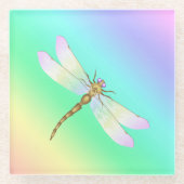 Dragonfly Glazen Onderzetter (Voorkant)