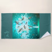 Dragonfly-gloedboom Strandlaken (Voorkant)