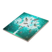 Dragonfly-gloedboom Tegeltje (Zijkant)