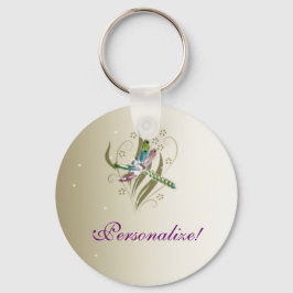 Dragonfly Glow Sleutelhanger