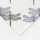 Dragonfly Grays Fleece Blanket Deken (Hoek)