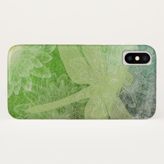 Dragonfly Green Art Case-Mate iPhone Case (Achterkant (horizontaal))