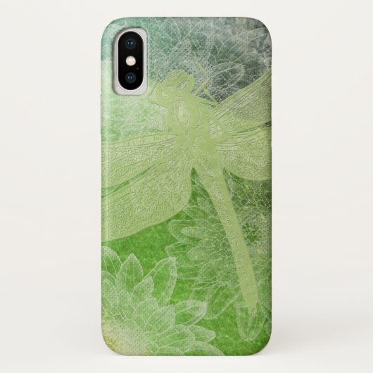  Dragonfly Green Art Case-Mate iPhone Case (Achterkant)