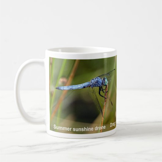 Dragonfly Haiku Coffee Mok (Links)