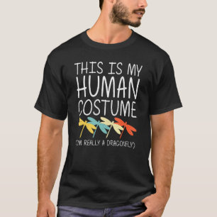 Dragonfly Halloween Human Costume Swarm Nymph Easy T-shirt