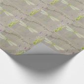 dragonfly happy jarig cadeaupapier (Hoek)