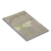 dragonfly happy jarig notitieboek (Rechterzijde)