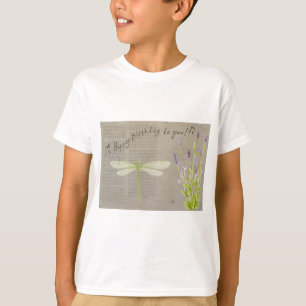 dragonfly happy jarig t-shirt