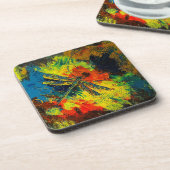 Dragonfly Hard plastiek onderzetter set (Linkerzijde)