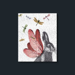 Dragonfly Hare Canvas Afdruk<br><div class="desc">Dieren en Natuur</div>