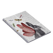 Dragonfly Hare Notitieboek (Rechterzijde)