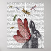 Dragonfly Hare Poster (Voorkant)