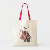 Dragonfly Hare Tote Bag (Voorkant)