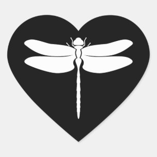 Dragonfly Hart Sticker