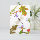 Dragonfly Hartelijk dank Bedankkaart (Staand voorkant)