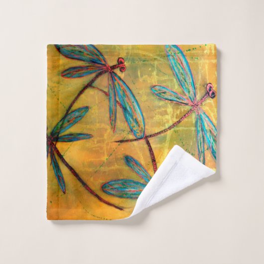 Dragonfly Haze Bad Handdoek (Wasdoekje)