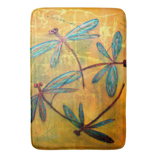 Dragonfly Haze Badmat (Voorkant Verticaal)