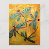 Dragonfly Haze Briefkaart (Voorkant)