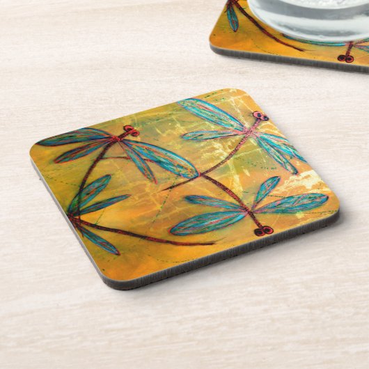 Dragonfly Haze Drankjes Onderzetter (Linkerzijde)