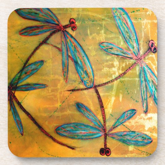 Dragonfly Haze Drankjes Onderzetter (Voorkant)