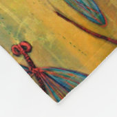 Dragonfly Haze Fleece Deken (Hoek)