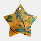 Dragonfly Haze Keramisch Ornament (Voorkant)