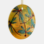 Dragonfly Haze Keramisch Ornament (Rechts)
