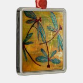 Dragonfly Haze Metalen Ornament (Rechts)