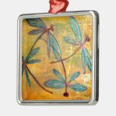 Dragonfly Haze Metalen Ornament (Links)