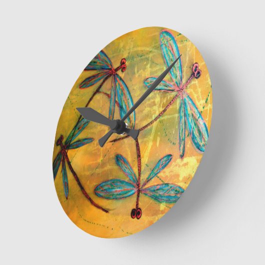 Dragonfly Haze Ronde Klok (Hoek)