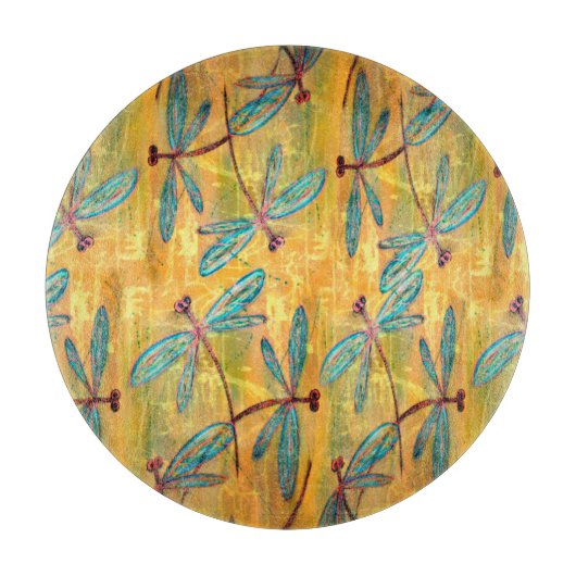 Dragonfly Haze Snijplank (Voorkant)