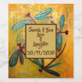 Dragonfly Haze Wijn Etiket (Enkel label)