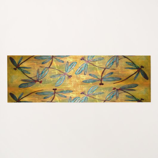 Dragonfly Haze Yogamat (Achterkant (horizontaal))