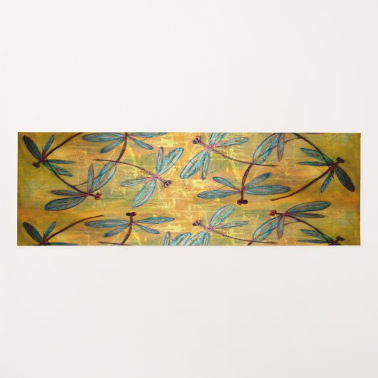 Dragonfly Haze Yogamat (Voorkant (horizontaal))