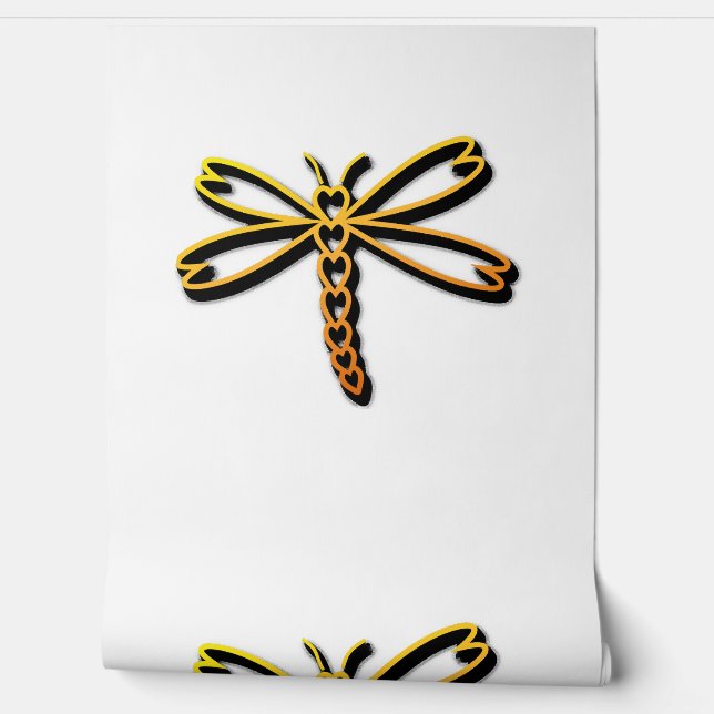 Dragonfly Heart Behang (Afrollen)