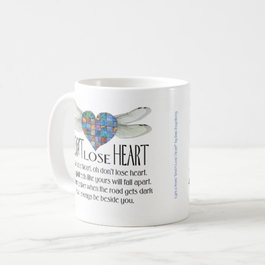 Dragonfly Heart Mok (Voorkant links)